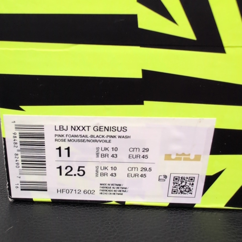 Nike Men's LeBron NXXT Gen Pink Genesis Basketball Shoes Size 11 No Lid‎ - Picture 8 of 11